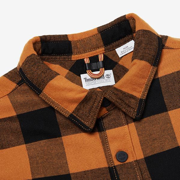 ティンバーランド メンズ ジャケット ボア シャツ ブロックチェック