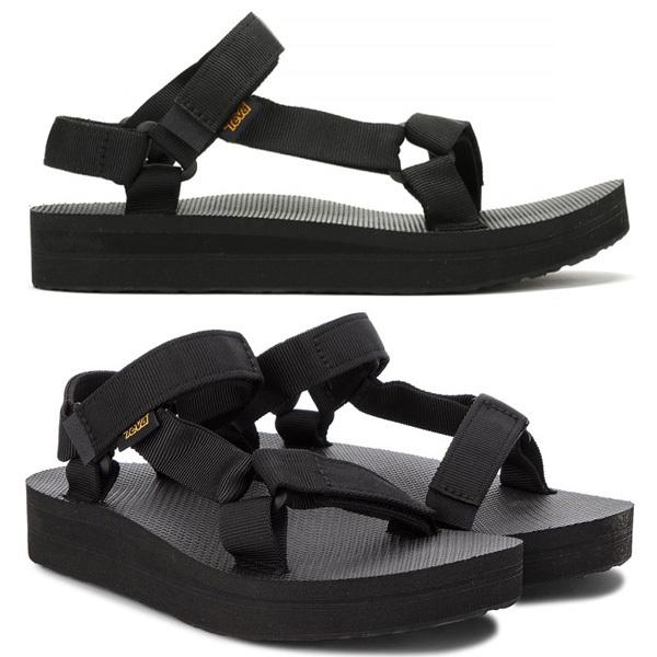 美品♡Teva ブラック スポーツサンダル　２３cm アウトドア Teva テバ サンダル 厚底 レディース teva スポーツサンダル