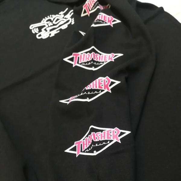 THRASHER（スラッシャー） メンズ ロンT ロングTシャツ キースへリング 