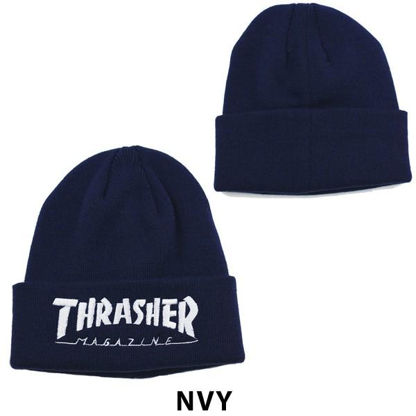 スラッシャー ニット キャップ 帽子 MAG LOGO刺繍 平編みビーニー メンズ レディース 17TH-N62 thrasher31 単品購入に限りメール便発送【a_ts】｜yellow｜04