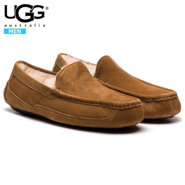 絶対一番安い Ugg アグ モカシン アスコット Ascot メンズ ファー ローファー スリッポン 靴 暖かい スエード ボア Ug002 数量限定 Studiostodulky Cz