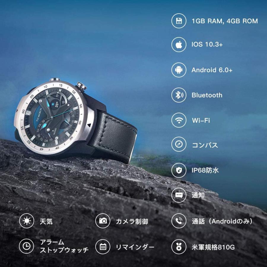 TicWatch Pro 2020 スマートウォッチ メンズ レディース iPhone
