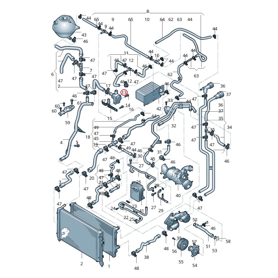 【PIERBURG】 アディショナルウォーターポンプ [AUDI,アウディ,A1 / 1K0965561F,7.02074.88.0] | Audi | 01