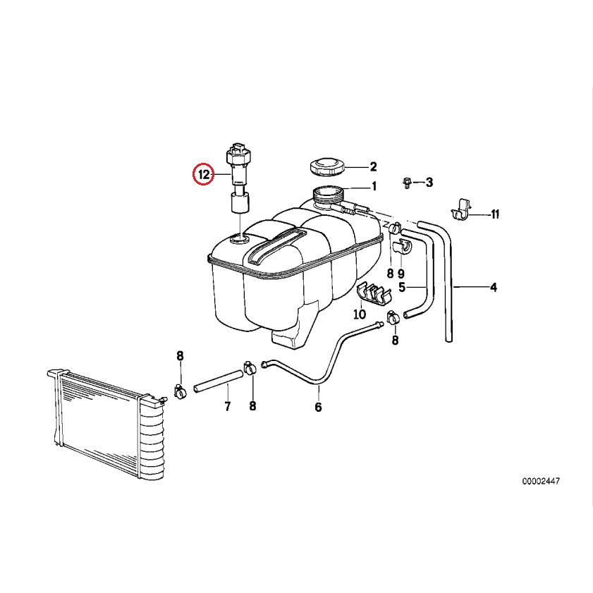 【METZGER】 クーラントレベル スイッチ [BMW,3シリーズ,E30 / 61311378320,0901356] | BMW | 01