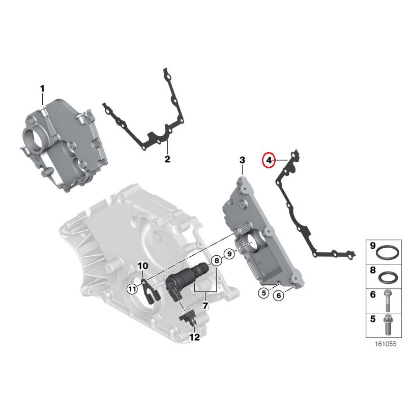 【febi bilstein】 メタルガスケット [BMW,5シリーズ,E60 / 11147506425,106499] | BMW | 01