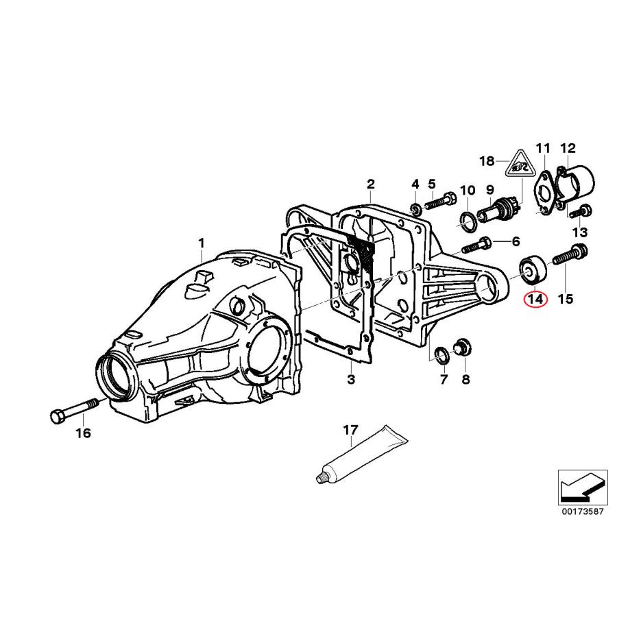 【febi bilstein】 デフマウント [BMW,3シリーズ,E36 / 33171134872,33171134911,10843] | BMW | 01
