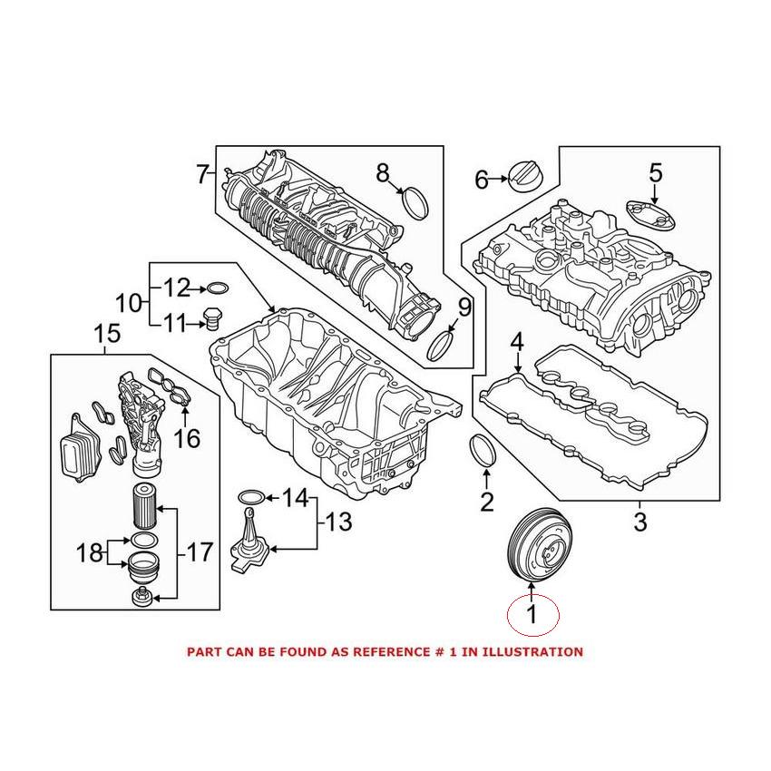 BMW 【febi bilstein】 バイブレーションダンパー [MINI,ミニ,F55 / 11238602800,174931 ...