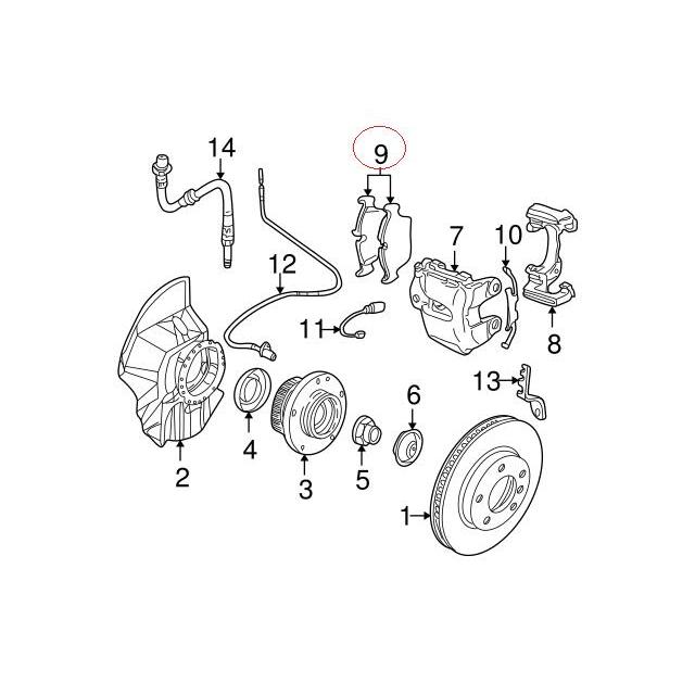 【febi bilstein】 フロントブレーキパッド [BMW,3シリーズ,E36 / 34116761280,34116779652,16442] | BMW | 01