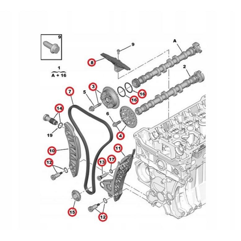 【Febi bilstein】 タイミングチェーンキット [PEUGEOT,プジョー,308 / 0816.H9,1675941180