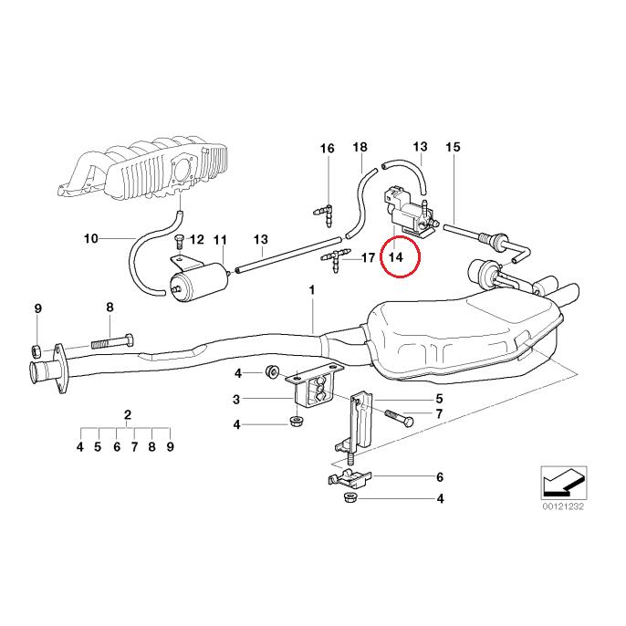 【Febi bilstein】 ソレノイドバルブ [BMW,5シリーズ,E39,E60,E61,F10 / 11741742712,11747810831,170365] | BMW | 01