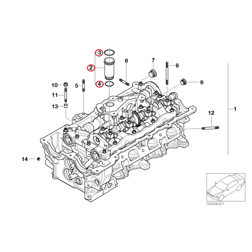 【BBR】 プラグホールチューブ(Oリング付) [BMW,5シリーズ,E60 / 11377509627,001-10-17955] | BMW | 01