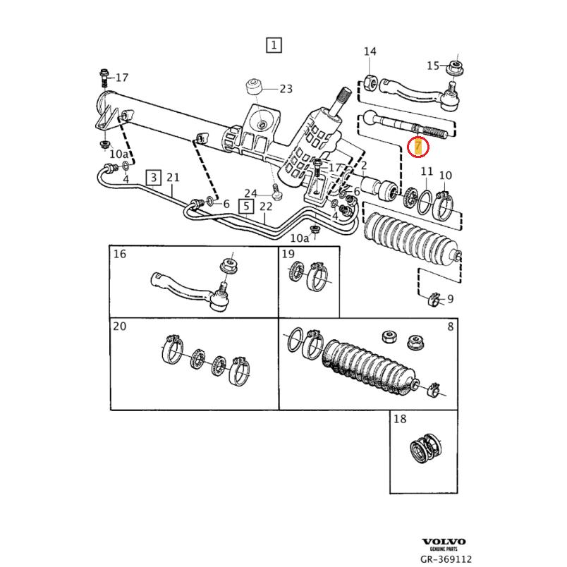 【febi bilstein】 ステアリングロッド [VOLVO,ボルボ,850 / 31476353,3546266,12726] | ボルボ | 01