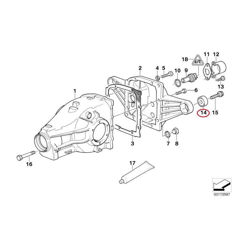 【febi bilstein】 デフマウント [BMW,3シリーズ,E36 / 33171134872,33171134911,10843] | BMW | 01