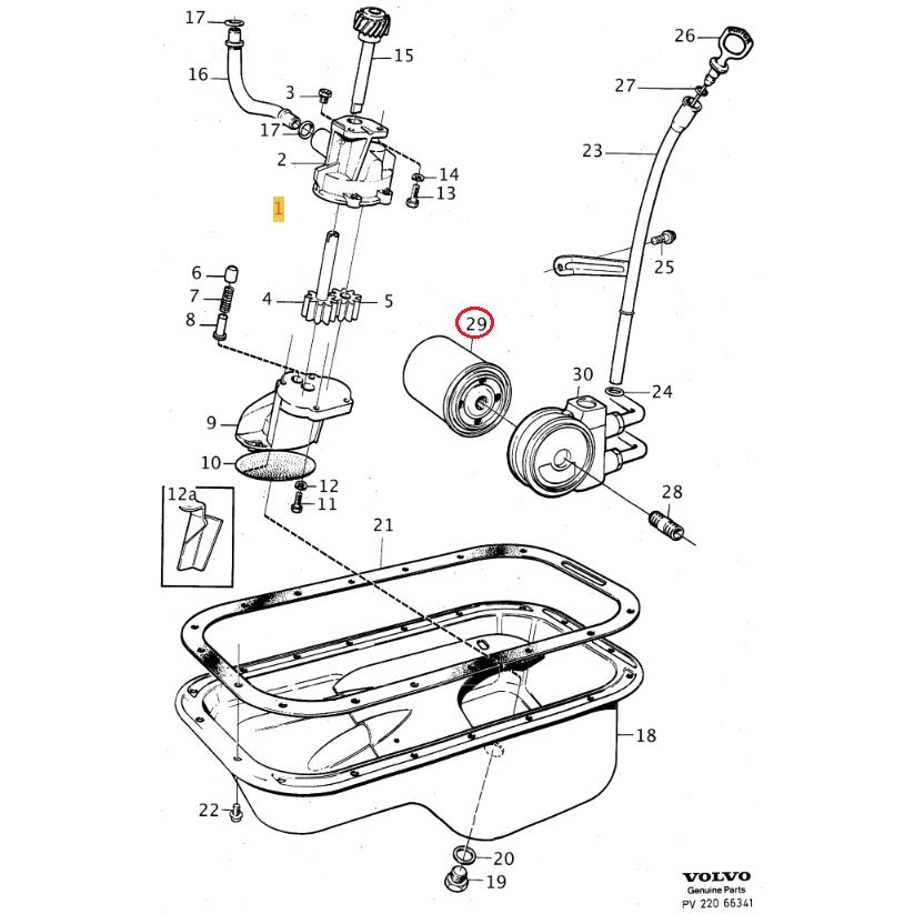 【febi bilstein】 エンジンオイルフィルター [VOLVO,ボルボ,960 / 1328162,37559] | ボルボ | 01