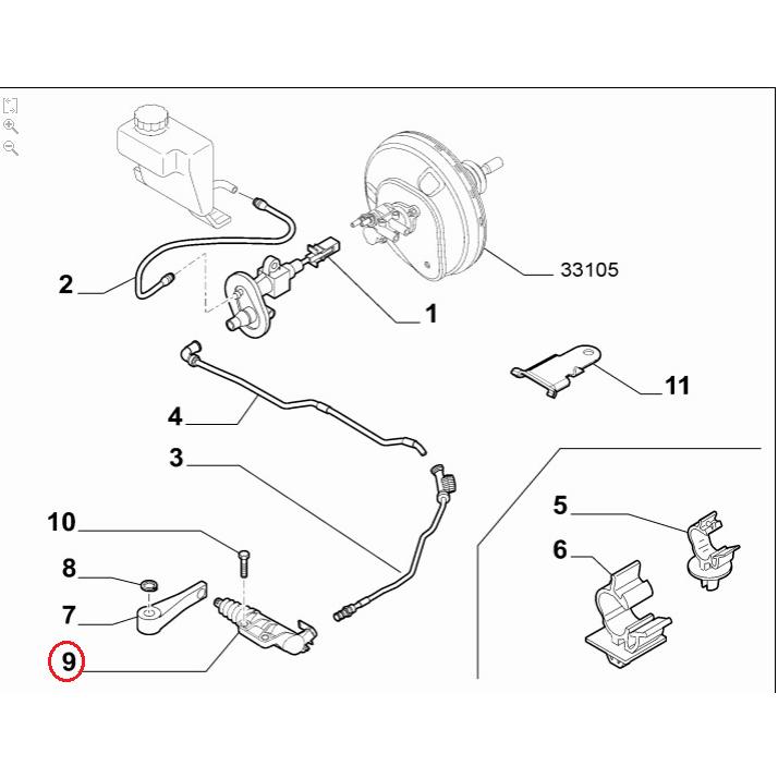 【febi bilstein】 クラッチレリーズシリンダー [FIAT,フィアット,PUNTO,プント / 55227259,60801973,44751] | FIAT | 01