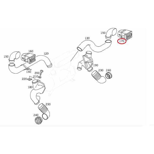 Mercedes-Benz（メルセデス・ベンツ） 【純正】 エアコン吹出し口(右