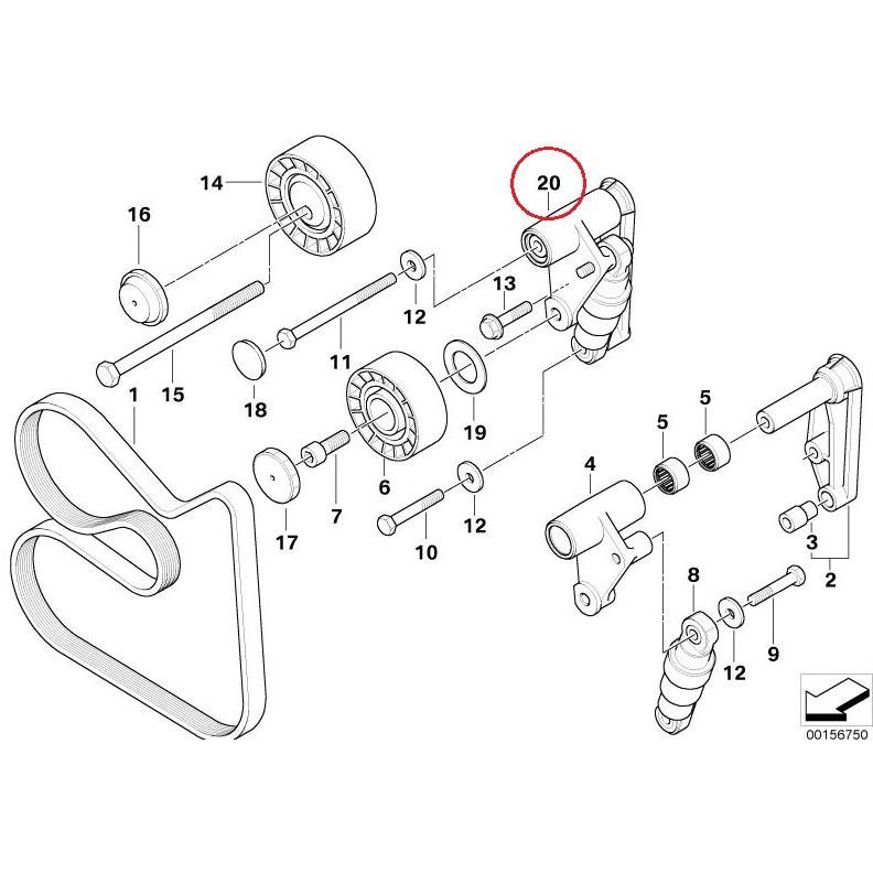 【INA】 油圧式ベルトテンショナーキット [BMW,3シリーズ,E46 / 11287838797,11281722789,533009710] | BMW | 01