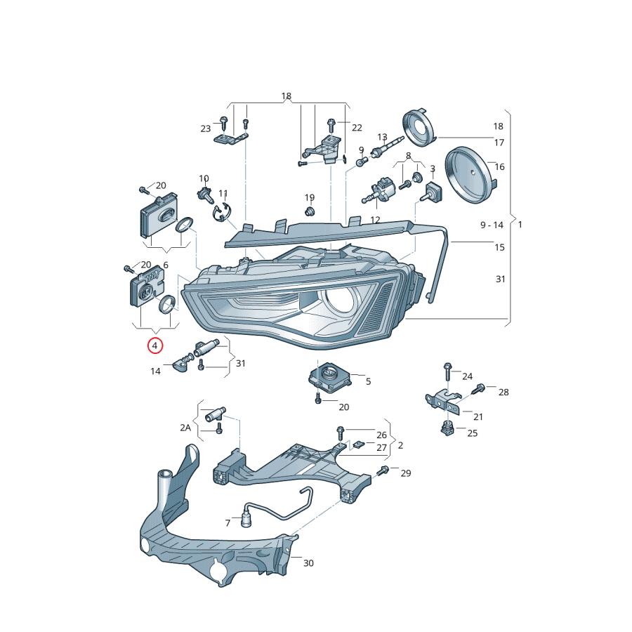 【HELLA】 キセノンコントロールユニット [VW,フォルクスワーゲン,SCIROCCO,シロッコ / 8K0941597E,5DV009935-031] | フォルクスワーゲン | 01