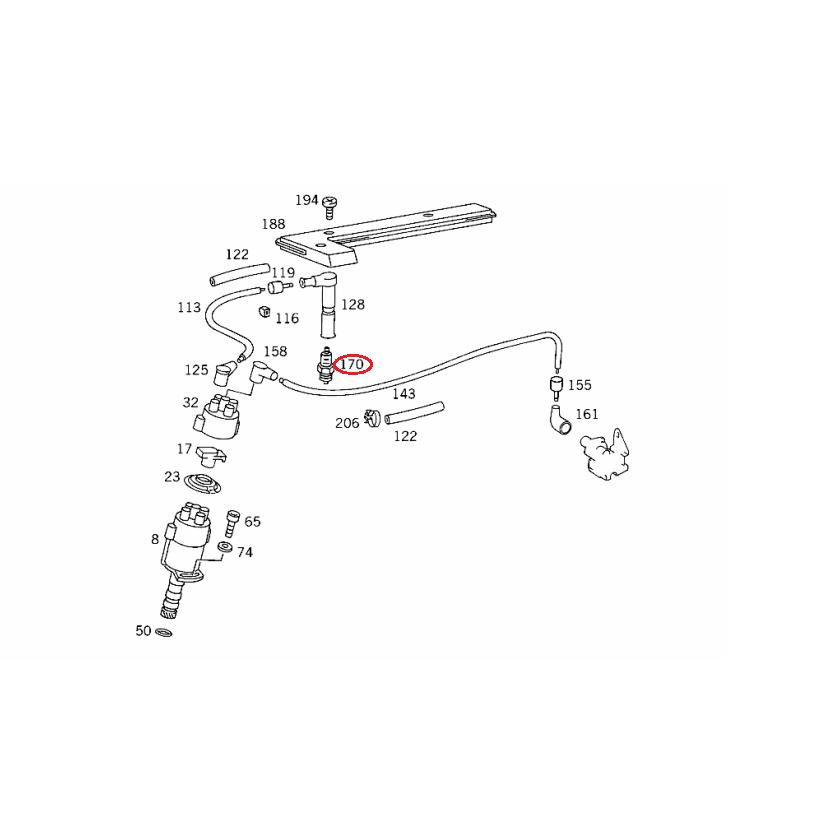 Mercedes-Benz（メルセデス・ベンツ） 【BOSCH】 スパークプラグ [Benz