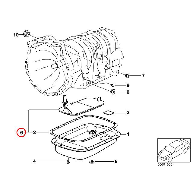 【febi bilstein】 ATフィルター・オイルパンガスケットセット [BMW,Zシリーズ,E36 / 24117557070,24117533699,24117510012,27065]の画像