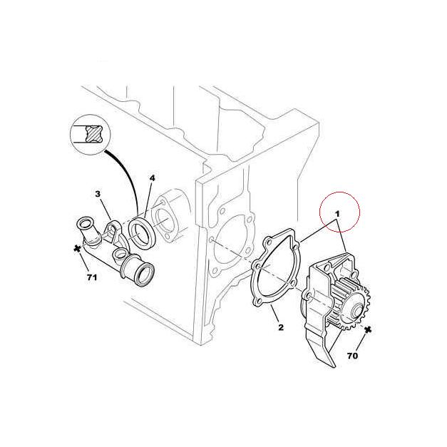 【Saleri SIL】 ウォーターポンプ　[インペラー: 強化プラスチック] [BMW,7シリーズ,E38 / 11510007043,11511741002,11511736203,PA915] | BMW | 01