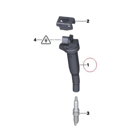 【BOSCH】 イグニッションコイル [BMW,5シリーズ,E39 / 12131712219,12137551260,12137551260,0221504464] | BOSCH（DIY、工具） | 01