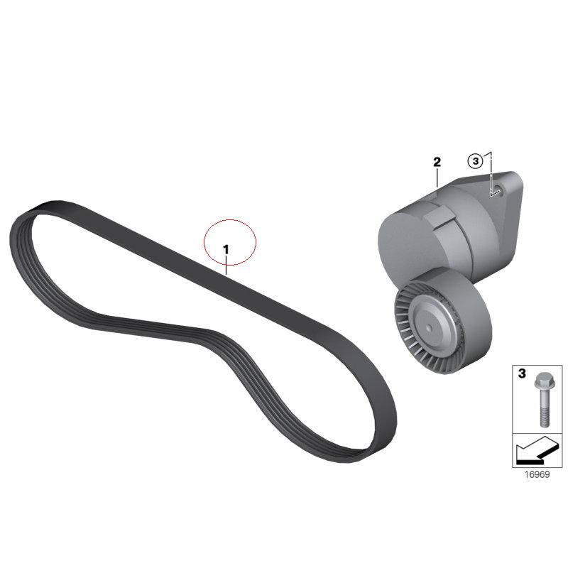 【CONTITECH】 V-ベルト 5PK830 [BMW,3シリーズ,E46,Coupe,クーペ / 11287830946,11287787376,5PK830,5PK829] | BMW | 01