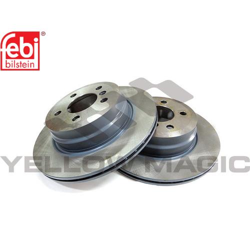 【febi bilstein】 リアコーテッドブレーキディスクセット [BMW,X6シリーズ,E71,E72 / 34216868940,34216771970,36386] | BMW