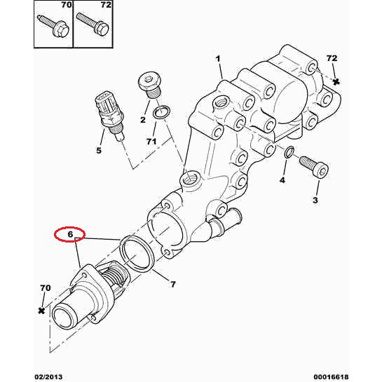 【Febi bilstein】 サーモスタット(89℃/ハウジング/ガスケット付) [CITROEN,シトロエン,XSARA,クサラ / 1336.Q1,1336.N5,22057]｜yellowmagic｜03