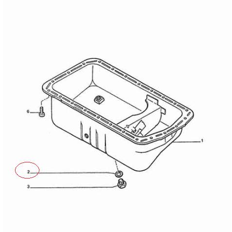 シトロエン（CITROEN） 【febi bilstein】 オイルドレンガスケット