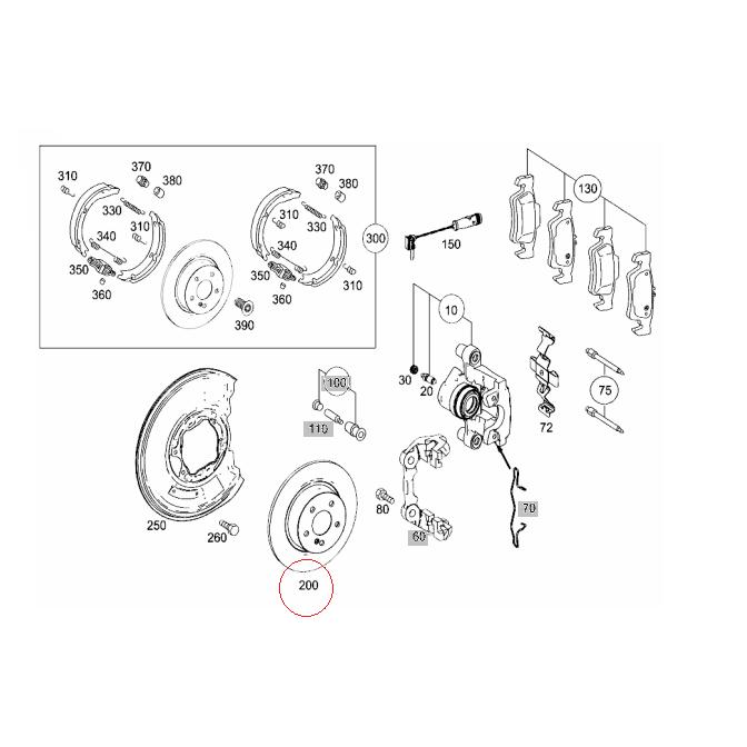 【Febi bilstein】 リコーテッドブレーキディスクセット [Benz,ベンツ,CLSクラス,C218 / 2124230412,44084]｜yellowmagic｜02