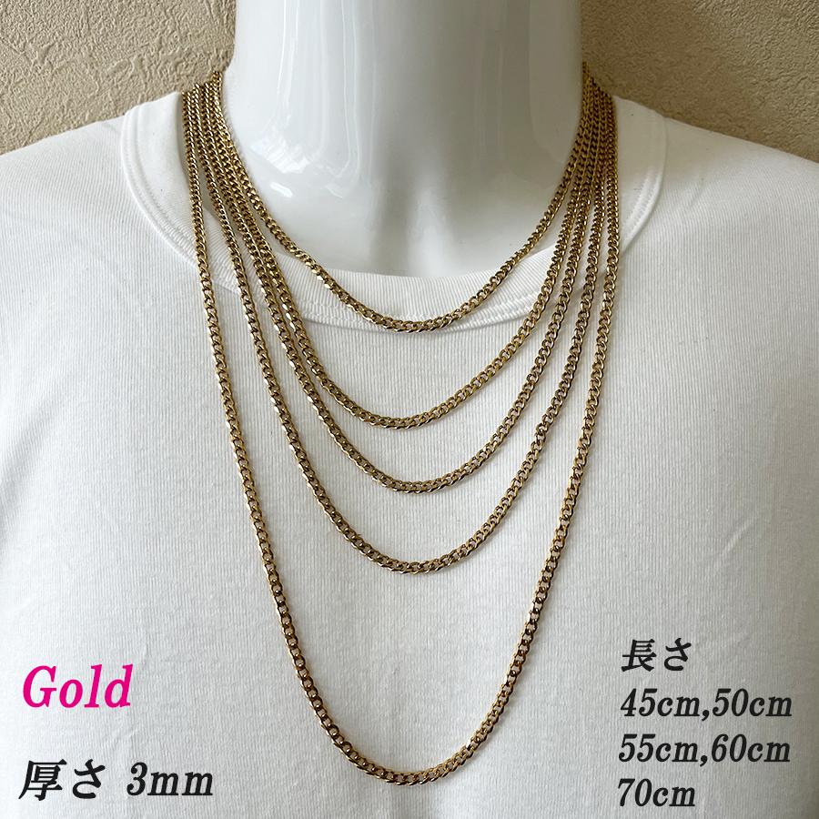 GIVENCHY 喜平チェーン ネックレス 46cm ゴールド 1-28