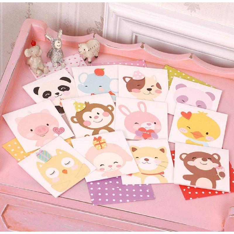 人気デザイナー かわいい メッセージカード 12種類 12枚セット 動物 3d立体カード 子供 誕生日の招待状 感謝カード 感謝状 バースデーカード ギフト Shipsctc Org