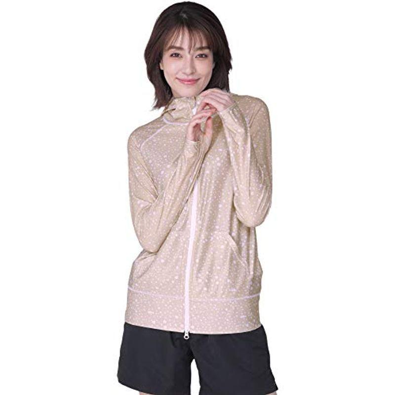 お得クーポン発行中 Icepardal アイスパーダル ラッシュガード パーカー レディース 水着 全色 Ir 70 レオパードベージュ Wlサイズ Ocharecords Com