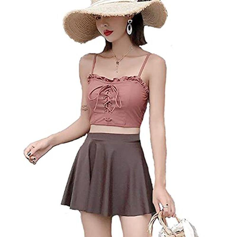 素晴らしい品質 Carlie Kloss 水着 レディース タンキニ 体型カバー 女性 人気 3点セット Uvカット ショートパンツ スカート 可愛い 温泉 Cisama Sc Gov Br