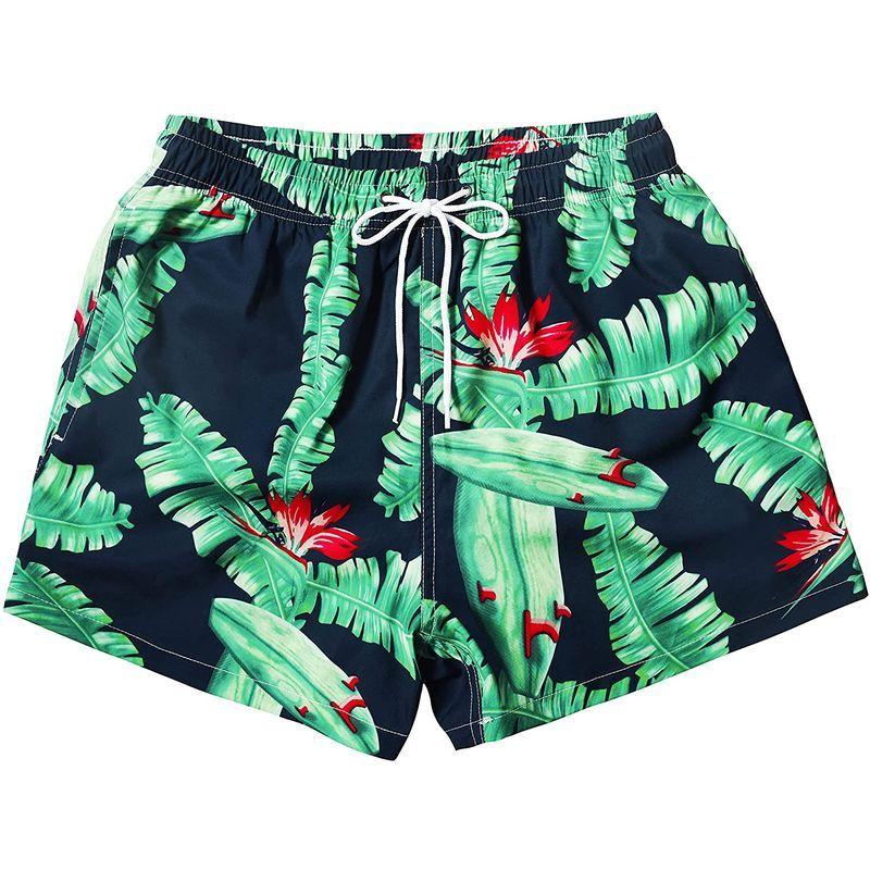 805円 激安ブランド 水着 メンズ サーフパンツ ミニショート インナー付き 海パン おしゃれ 速乾 スイムウェア 短パン 通気 水陸両用 トランクス 海水パンツ