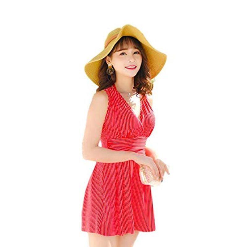 最低価格の ワンピース型水着 ショートパンツ ショートパンツ付き ショートパンツ付 ショーツ レッド L Babylonrooftop Com Au