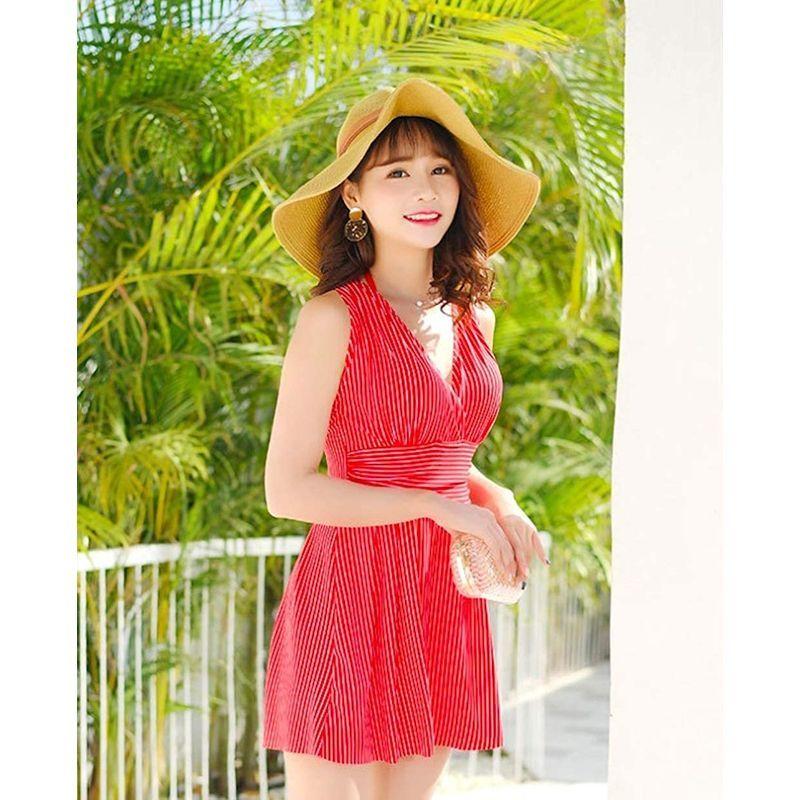 最低価格の ワンピース型水着 ショートパンツ ショートパンツ付き ショートパンツ付 ショーツ レッド L Babylonrooftop Com Au