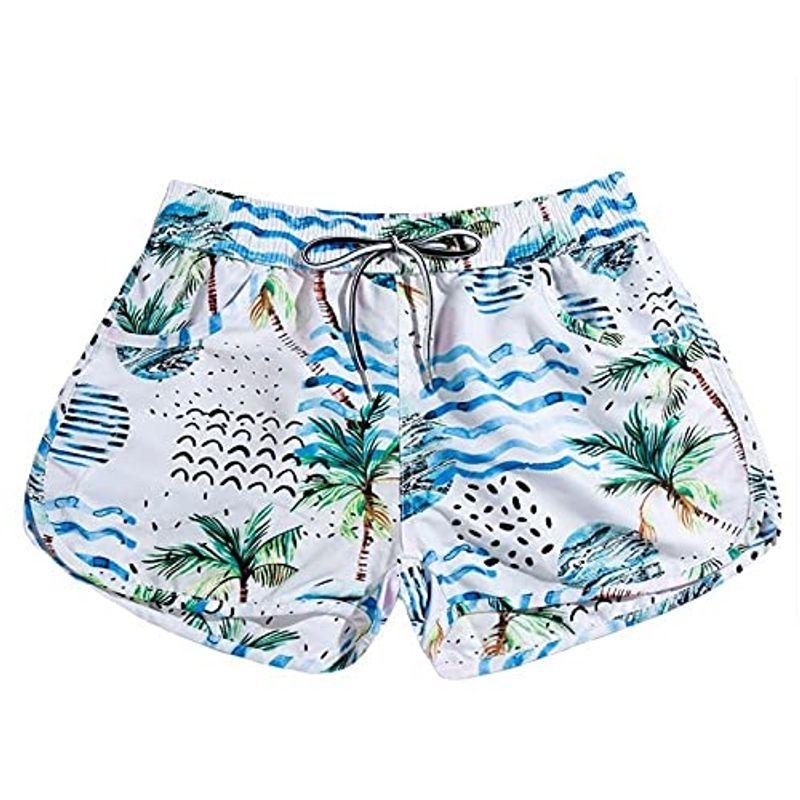 最も信頼できる 海水パンツ スイムショーツ レディース 水泳 水着 短パン スポーツ 海パン おしゃれ 女性 ボードショーツ ボタニカル柄 水陸両用 サーフ Babylonrooftop Com Au