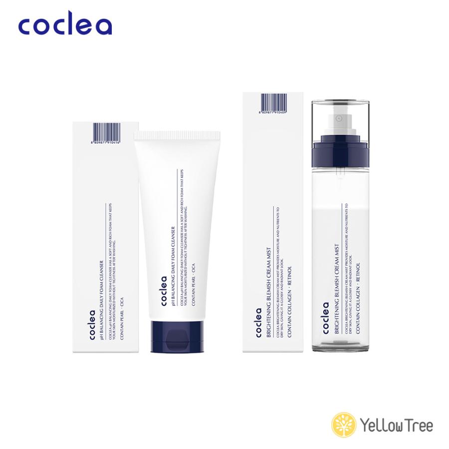 コクレア ベーシックケアセット 洗顔フォーム+化粧水ミスト フォームクレンジング ミスト 正規品 スキンケア 保湿 韓国コスメ | 