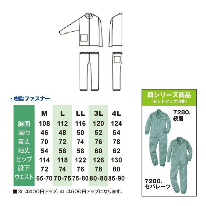 セパレーツ 作業服 桑和 7280 M 4l つなぎ 続服 大きいサイズ メンズ Sowa Sowa7280s M 4l イエローユニ 通販 Yahoo ショッピング
