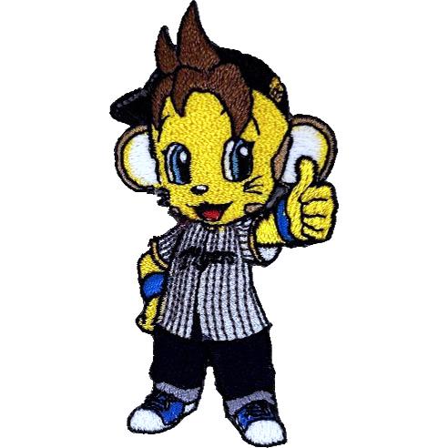 阪神タイガースグッズ ワッペン コラッキー 阪神球団承認 : イエロー