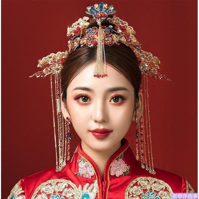 豪華6点セット中国風髪飾り チャイナ風古代宮廷王女皇后用ヘアアクセサリー 結婚式グッズ 華流コスプレ道具 イベント変身グッズ D 5370 Yen 新華洋商事 通販 Yahoo ショッピング