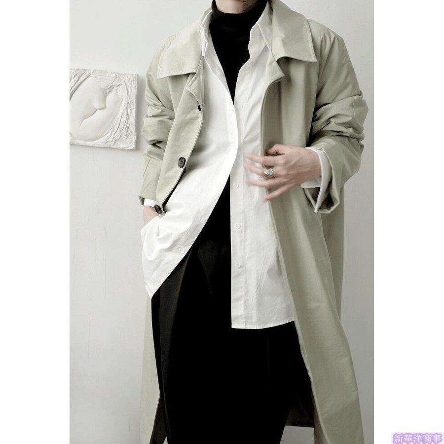超ロングコート トレンチコート メンズ チェスターコート 秋物 アウター ダブルコート ダスターコート メンズファッション E Hxl Yen 新華洋商事 通販 Yahoo ショッピング