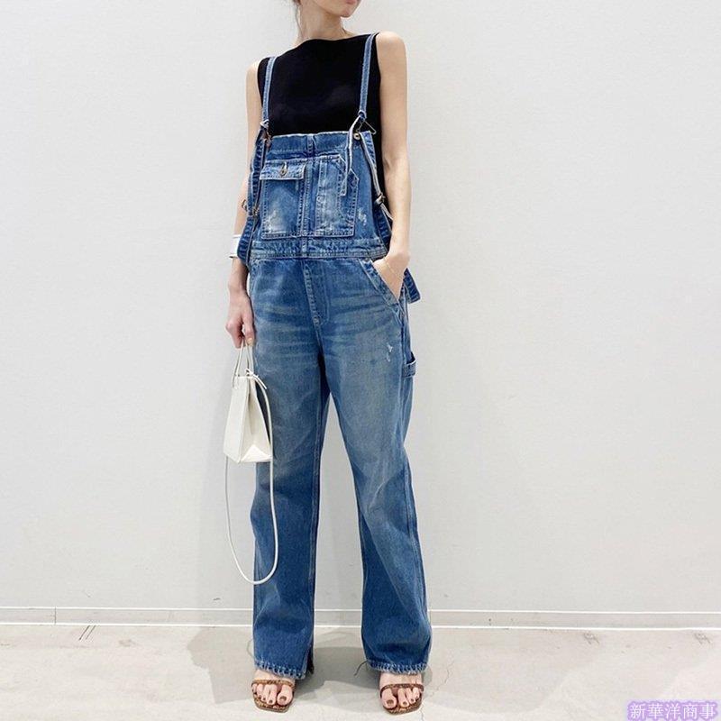 デニムサロペット オシャレ オーバーオール レディース オールインワン サロペット デニムパンツ デニムつりズボン 夏新作 ジーンズ カジュアル F Ntx86 Yen 新華洋商事 通販 Yahoo ショッピング