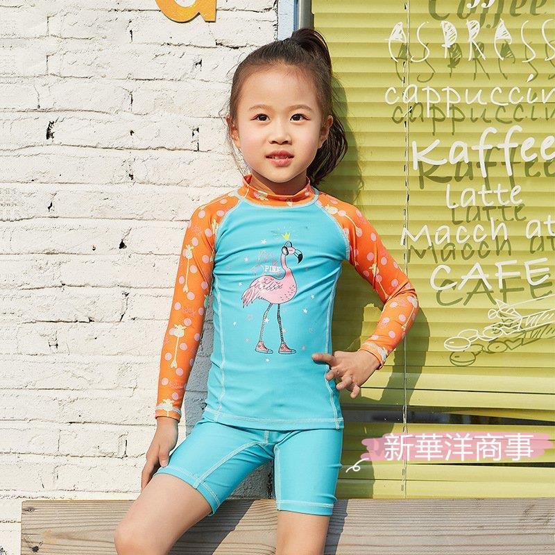子供 水着 キッズ 女の子 2点セット 水着 キッズ ベビー ジュニア 女児 長袖ラッシュガード ハーフパンツ セパレート かわいい おしゃれ 夏 L H813 新華洋商事 通販 Yahoo ショッピング