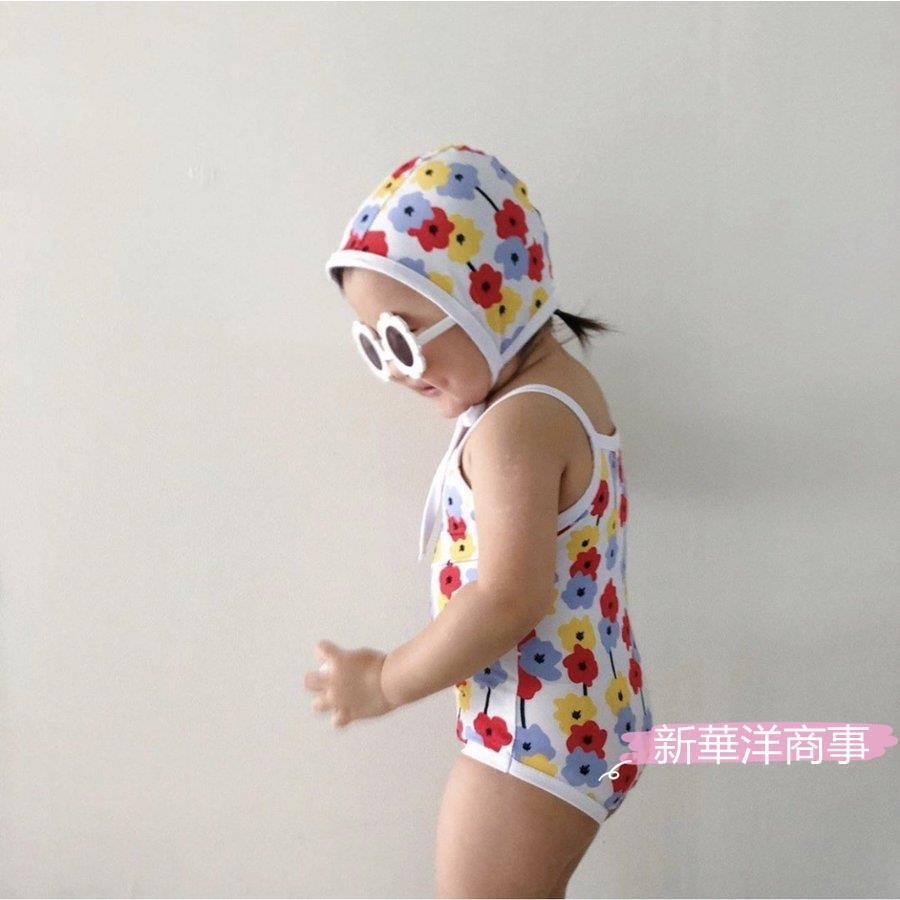 ベビー水着 女の子 帽子付きワンピース 水着 キッズ 花柄 水着 かわいい 子供 水着 おしゃれ 女の子水着 海辺 ビーチ 温泉 L L1228 新華洋商事 通販 Yahoo ショッピング