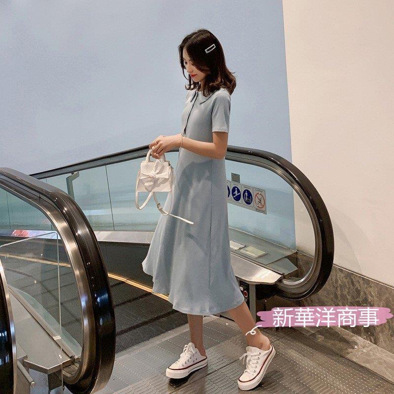 マタニティ ワンピース 半袖 ポロマキシワンピース 産前 産後 妊婦服おしゃれ マタニティ ドレス 春夏 妊娠中の 通勤 L W1003 新華洋商事 通販 Yahoo ショッピング