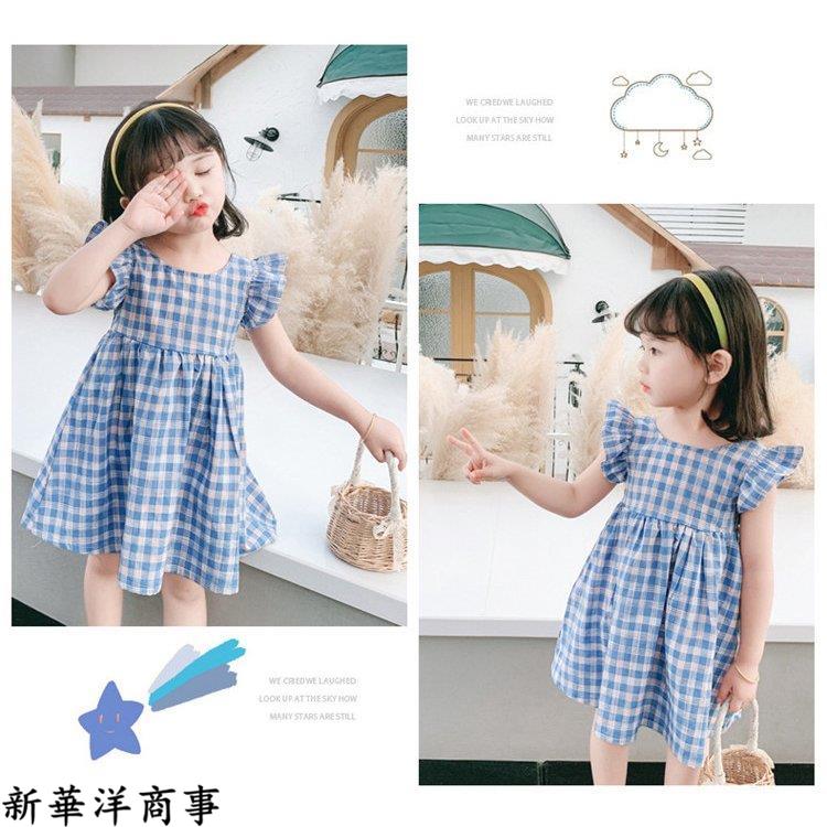 子供服 ワンピース キッズ 女の子 夏 キッズワンピース チェック柄 韓国子ども服 子供ドレス Dress ベビー服 お姫様 おしゃれ 可愛い カジュアル 新品 90 100 Ljy12 Y 新華洋商事 通販 Yahoo ショッピング