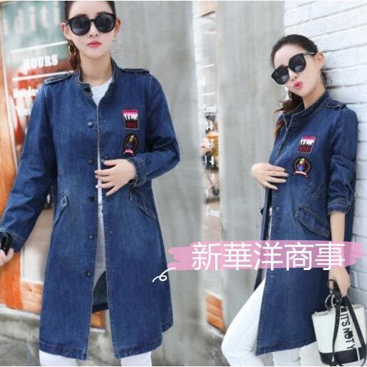 最大54 Offクーポン レディース スプリングコート デニムコートロング丈 カジュアル 大きいサイズ 秋冬定番
